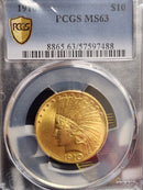 1910 $10, Indian Gold Eagle, PCGS MS-63, Gold Coin, Store Sale