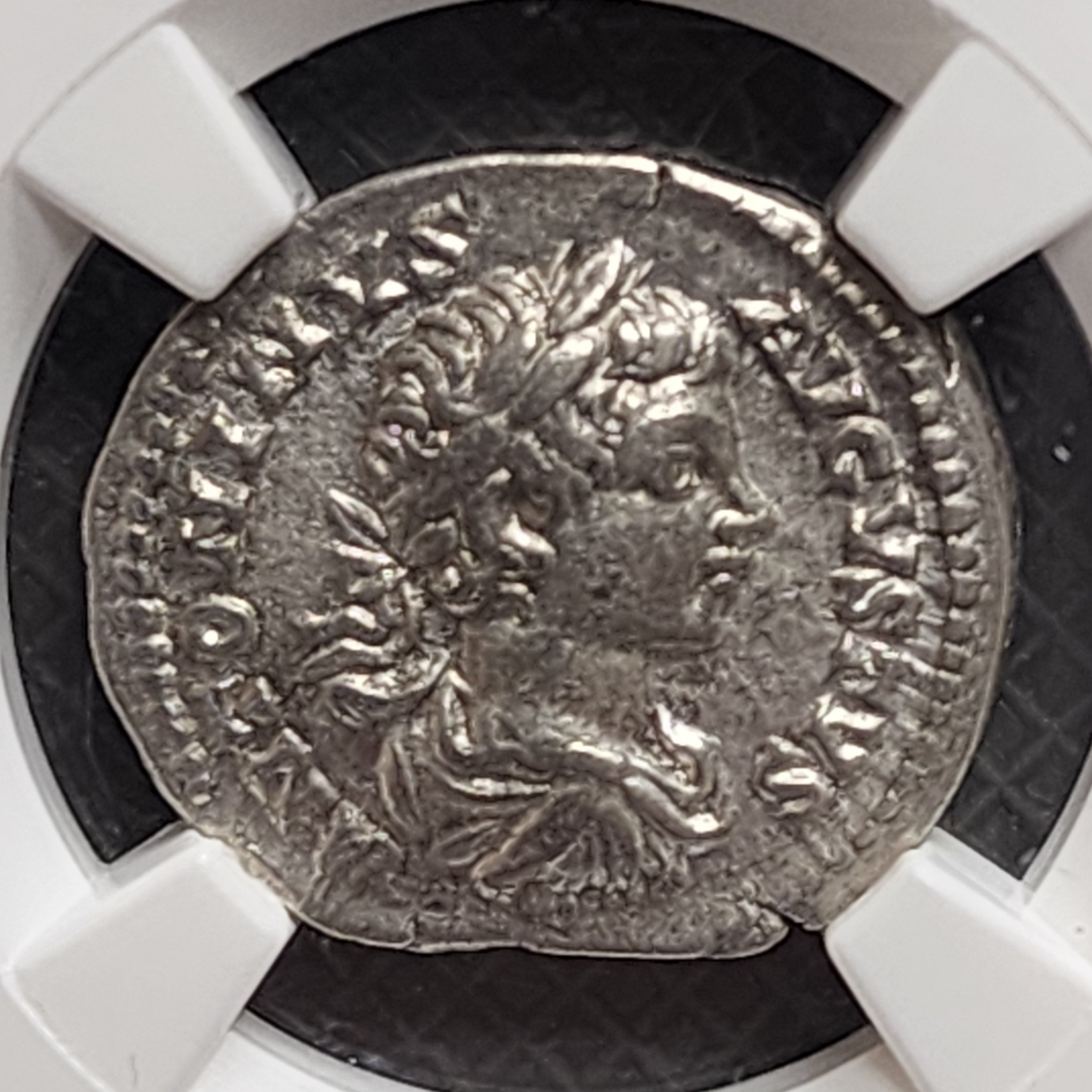Roman Empire Caracalla, AD 198-217, NGC Choice X.F, Store# AT0034.