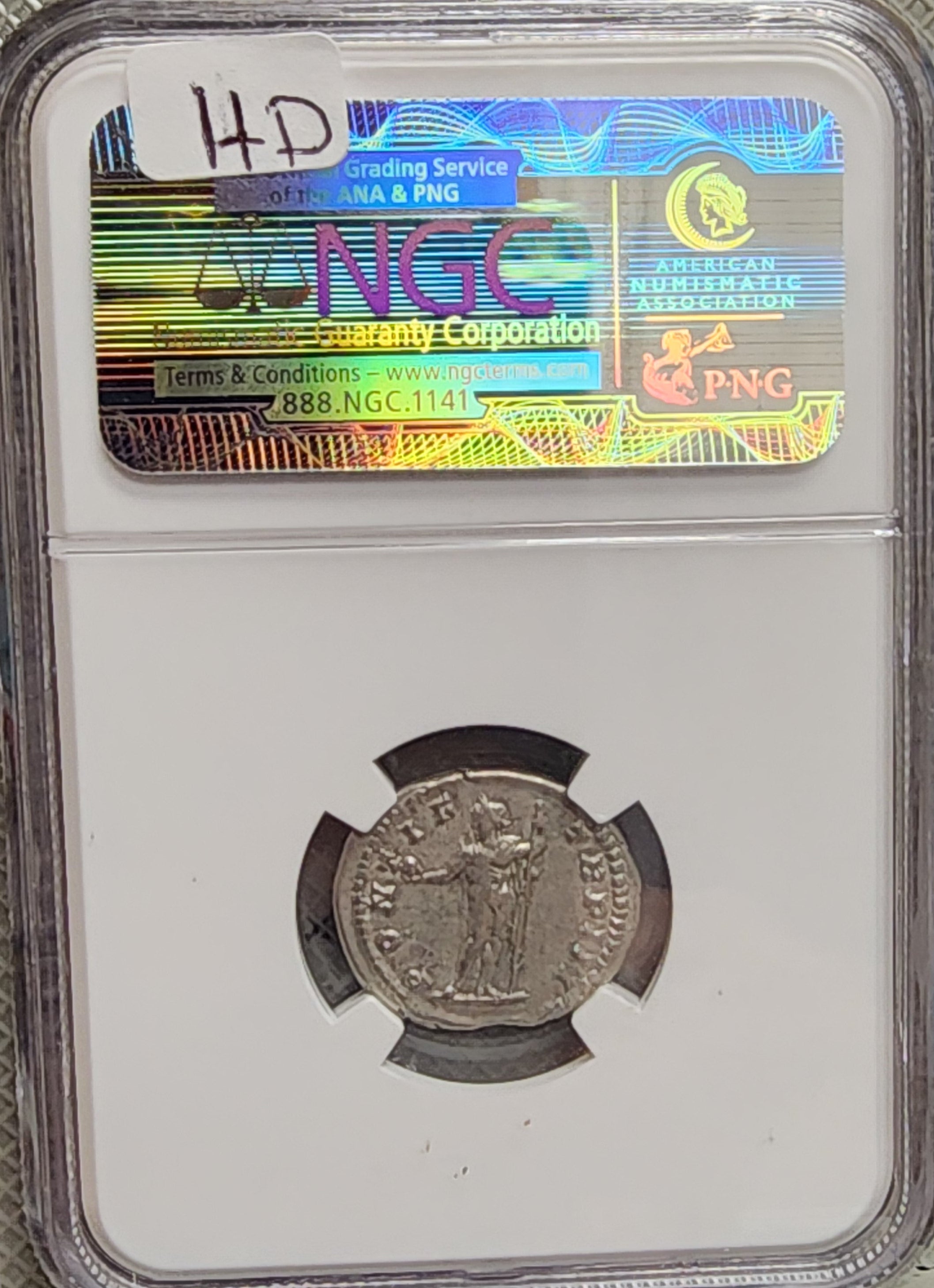 Roman Empire Caracalla, AD 198-217, NGC Choice X.F, Store# AT0034.