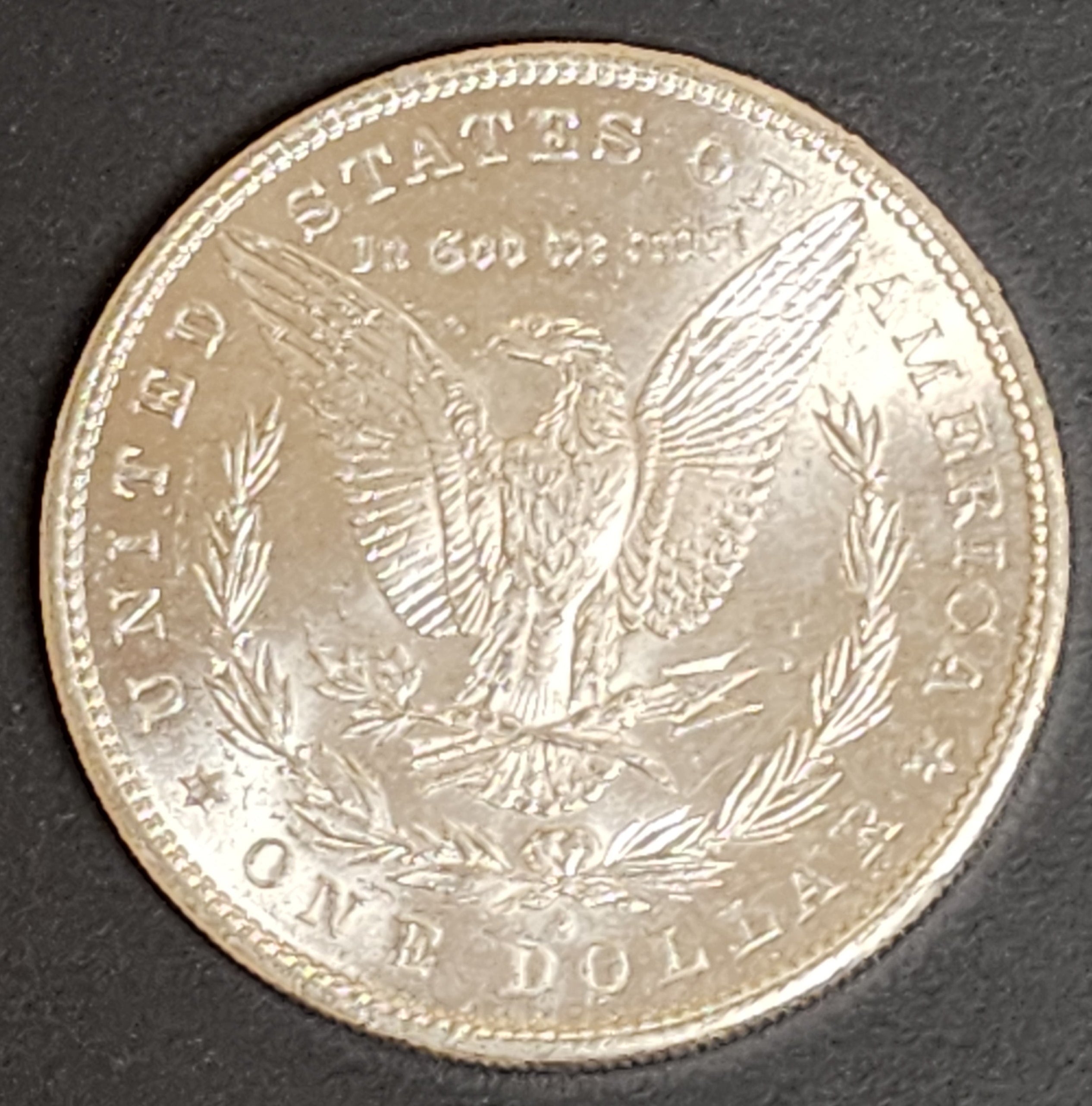 1891-S Morgan Silver Dollar., Mint State Uncirculated Coin, Store #DR0103.