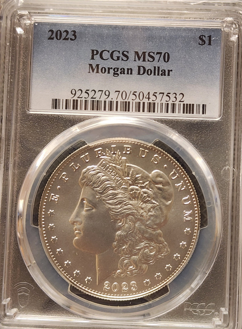 2023 Morgan Silver Dollar Commem, PCGS MS70, Store