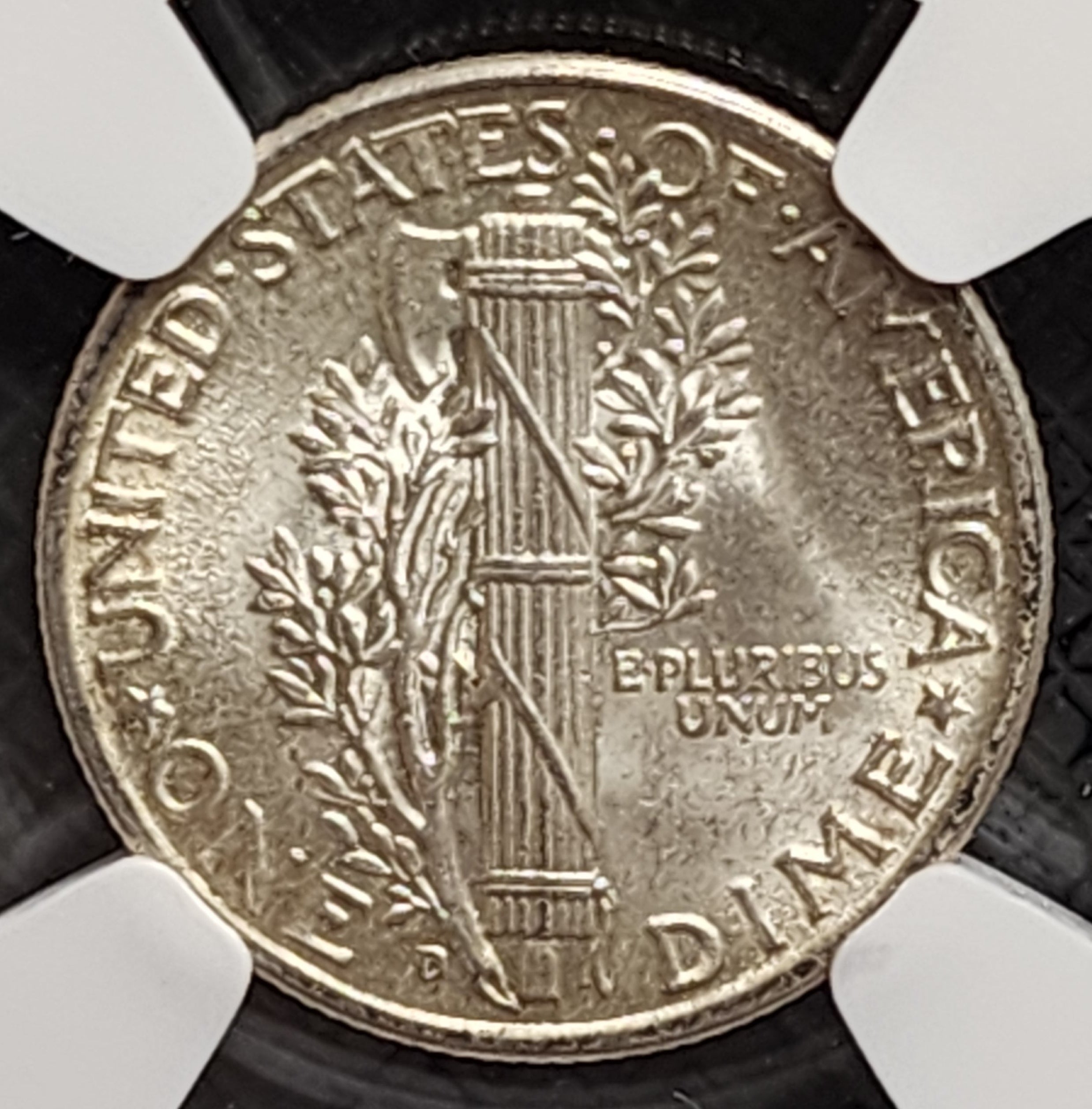 1945-D Mercury Silver Dime, NGC Brilliant Uncirculated, Store #DE0950.