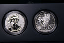 2013 American Silver Eagle, 2 Coin Set. Complete with U.S. Mint Packing.