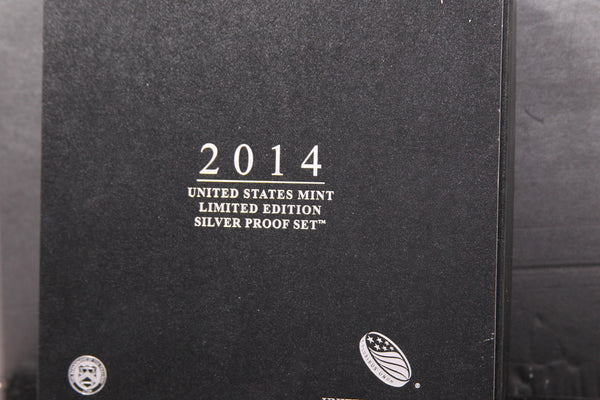 2014 Limited Edition Silver Proof Set. Complete with U.S. Mint Packing.