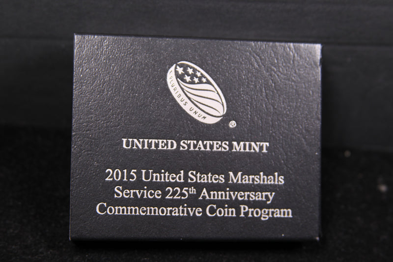 2015 U.S. Marshal Commemorative Half Dollar, Complete with U.S. Mint Packing.