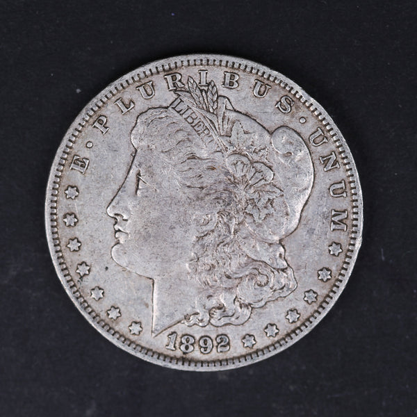 1892-O Morgan Silver Dollar, Extra Fine Circulated Coin. Store #07753