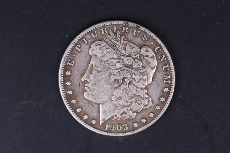1903-S Morgan Silver Dollar, Very Fine Circulated Coin. Store