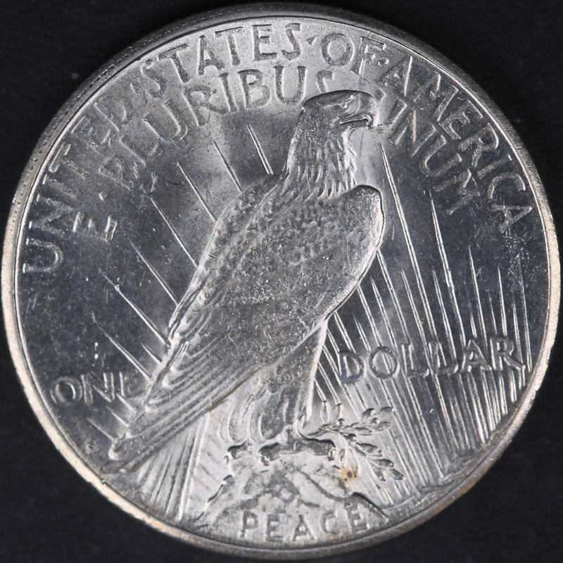 1924-S Peace Silver Dollar, Mint State Uncirculated Coin, Store