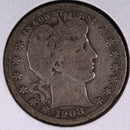 1908 Barber Quarter.  Affordable Collectible Coin.  Store