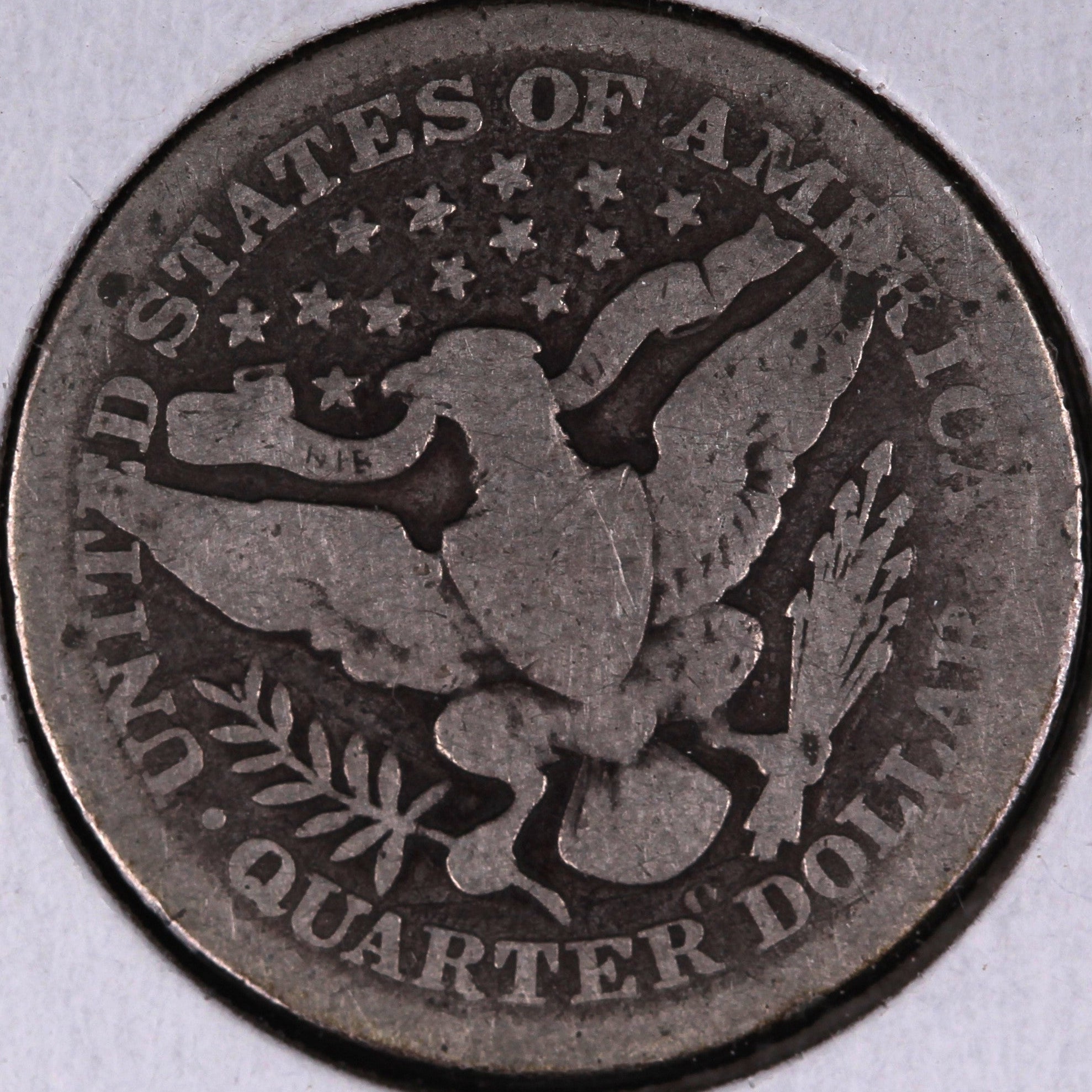 1908-O Barber Quarter, Good+ Circulated Coin, Store # 07847