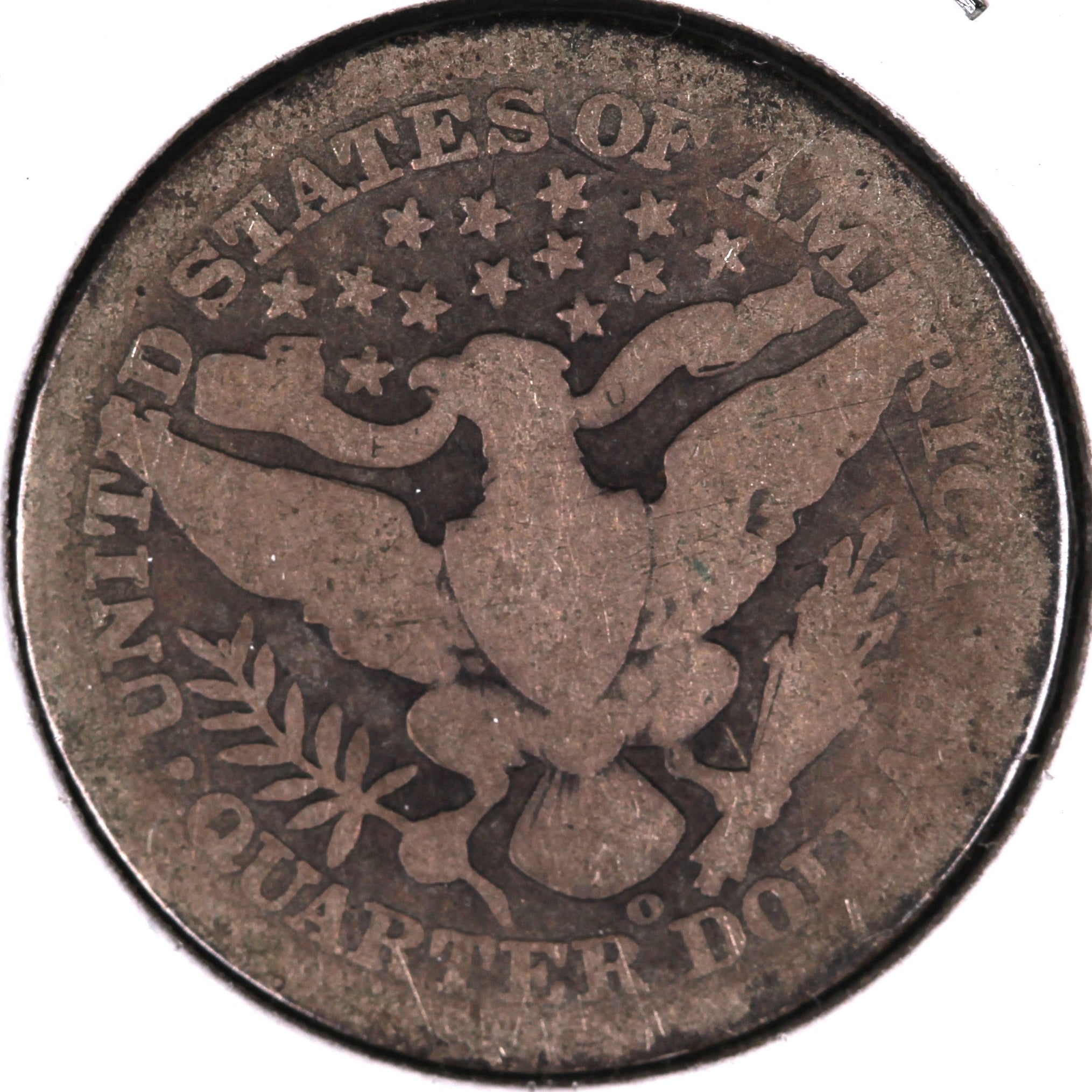 1908-O Barber Quarter, Good Circulated Coin, Store #07853