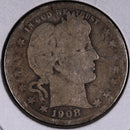 1908-O Barber Quarter.  Affordable Collectible Coin.  Store