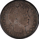 1908-O Barber Quarter.  Affordable Collectible Coin.  Store