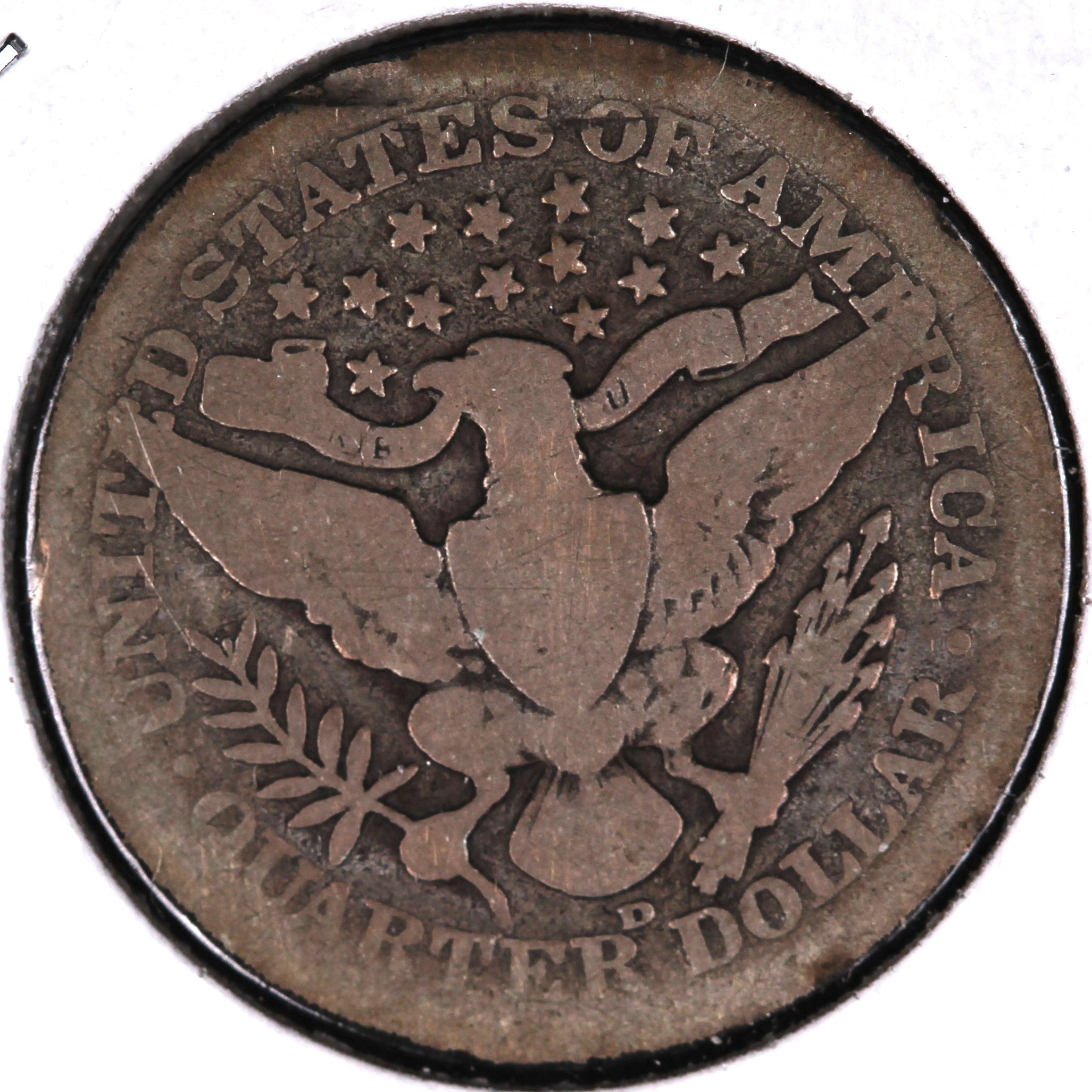 1908-D Barber Quarter, Good Circulated Coin, Store #07863