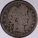 1908-D Barber Quarter.  Affordable Collectible Coin.  Store