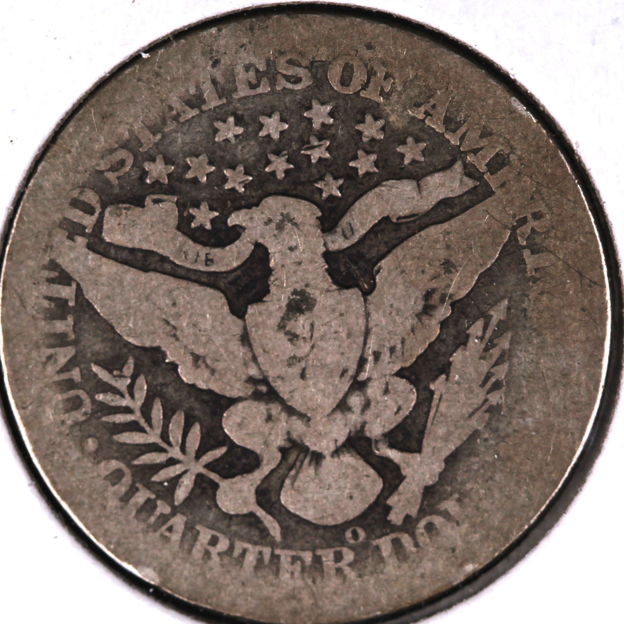 1908-D Barber Quarter, Good Circulated Coin, Store #07868