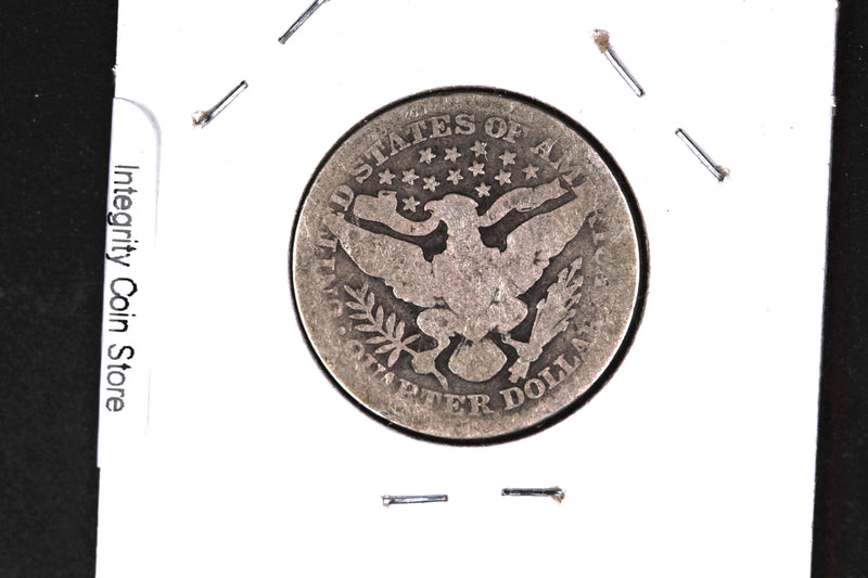 1909 Barber Quarter.  Affordable Collectible Coin.  Store