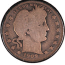 1909 Barber Quarter.  Affordable Collectible Coin.  Store