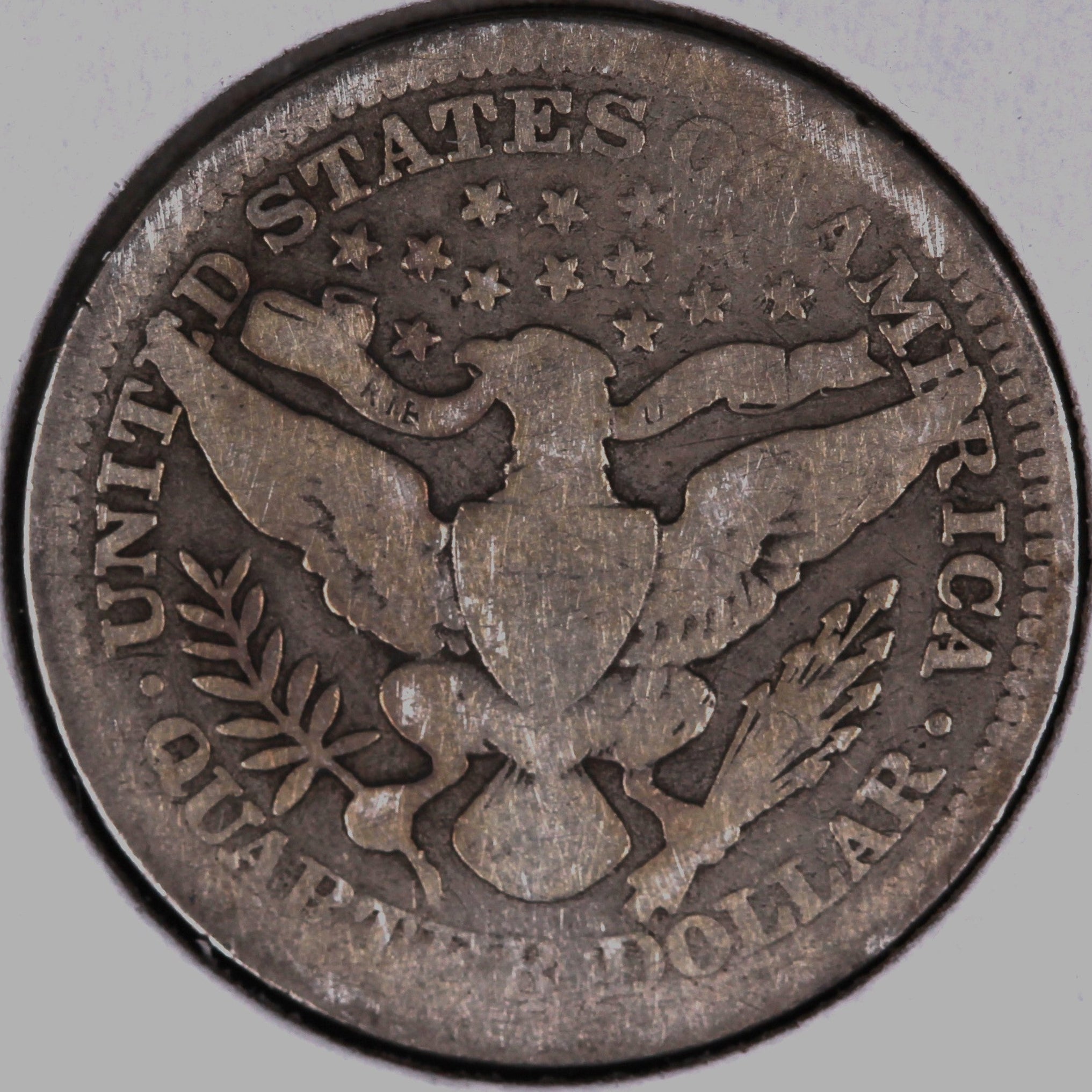 1909 Barber Quarter, Good Circulated Coin, Store #07898