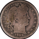 1909-D Barber Quarter.  Affordable Collectible Coin.  Store
