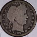 1909-D Barber Quarter.  Affordable Collectible Coin.  Store