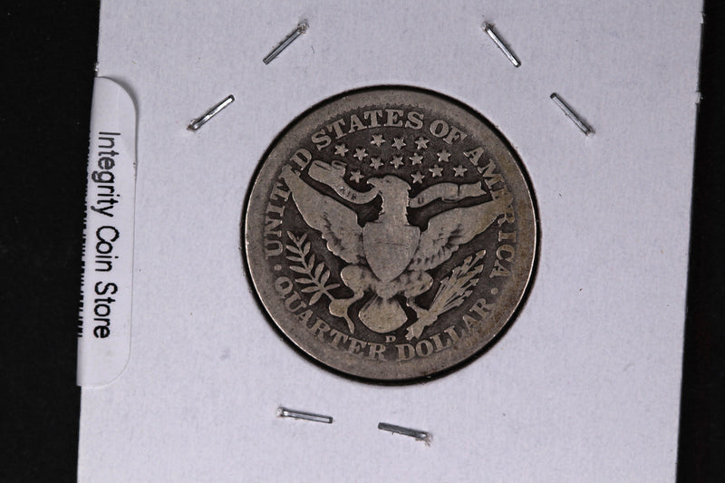 1909-D Barber Quarter.  Affordable Collectible Coin.  Store