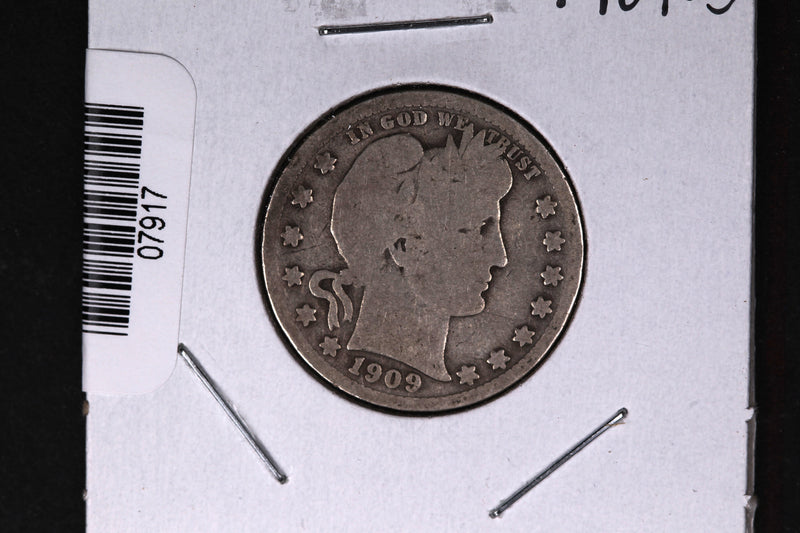 1909-S Barber Quarter.  Affordable Collectible Coin.  Store