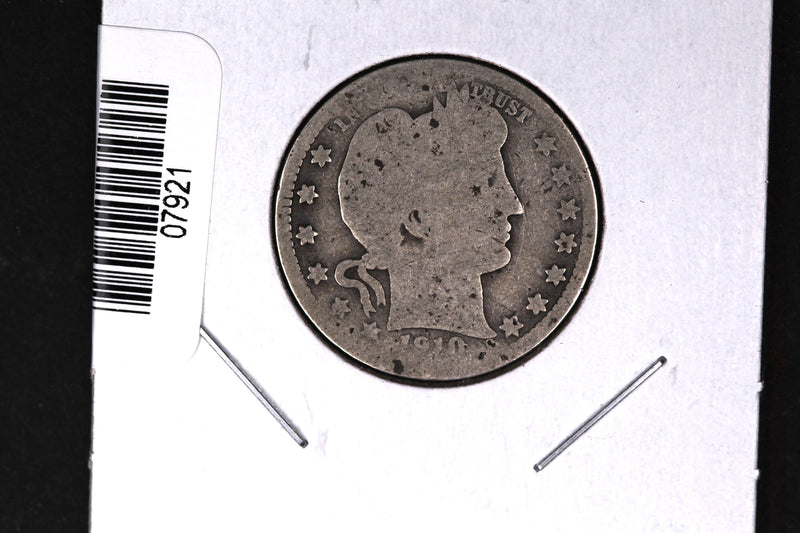 1910 Barber Quarter.  Affordable Collectible Coin.  Store