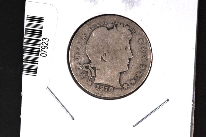 1910 Barber Quarter.  Affordable Collectible Coin.  Store