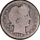 1910-D Barber Quarter, Good Circulated Coin, Store