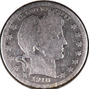 1910-D Barber Quarter, Good Circulated Coin, Store