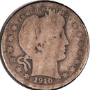 1910-D Barber Quarter, Good Circulated Coin, Store