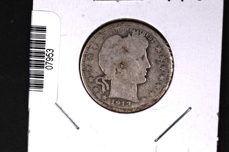 1913 Barber Quarter.  Affordable Collectible Coin.  Store