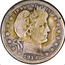 1914 Barber Quarter, Good Circulated Coin, Store