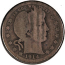 1914-D Barber Quarter. Affordable Collectible Coin. Store