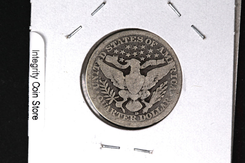 1914-D Barber Quarter. Affordable Collectible Coin. Store