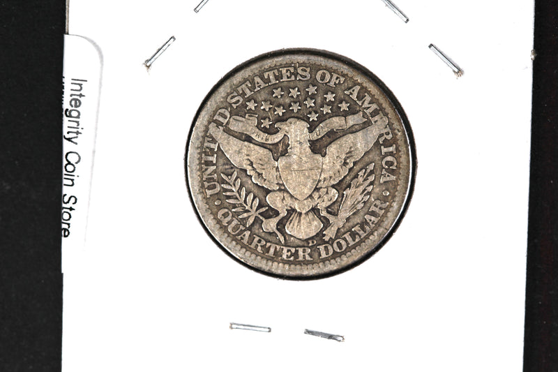1914-D Barber Quarter. Affordable Collectible Coin. Store