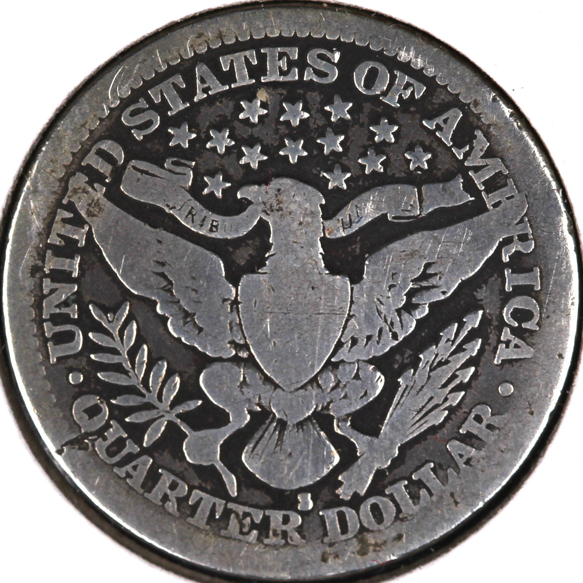 1914-S Barber Quarter, Key Date, Good Circulated Coin, Store # 07991