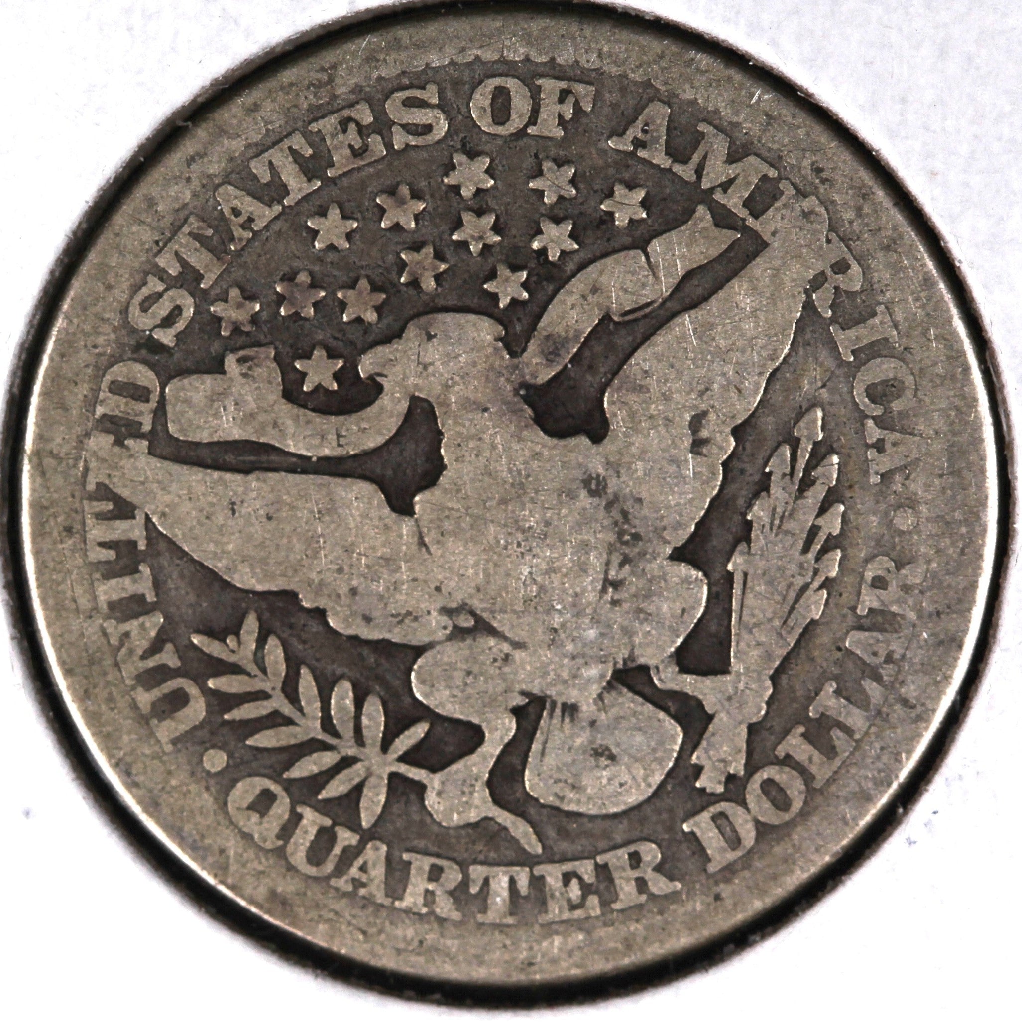1915 Barber Quarter, Good Circulated Coin, Store #07996