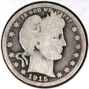 1915 Barber Quarter, Good Circulated Coin, Store