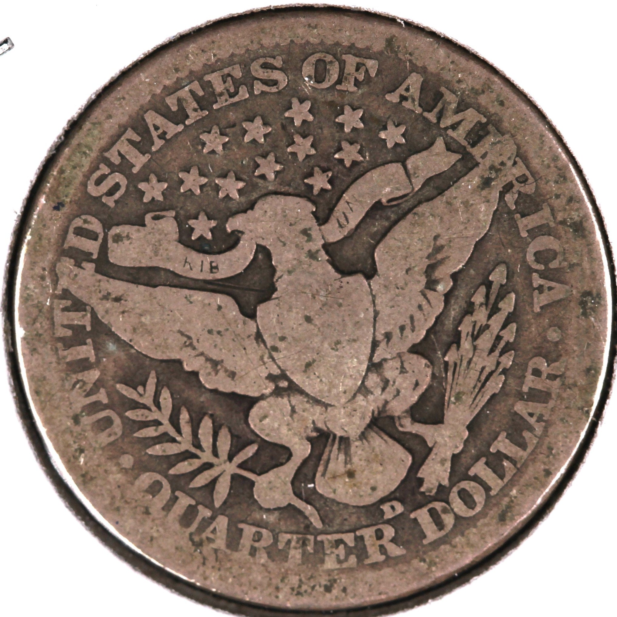 1915-D Barber Quarter, About Good Circulated Coin, Store #08010