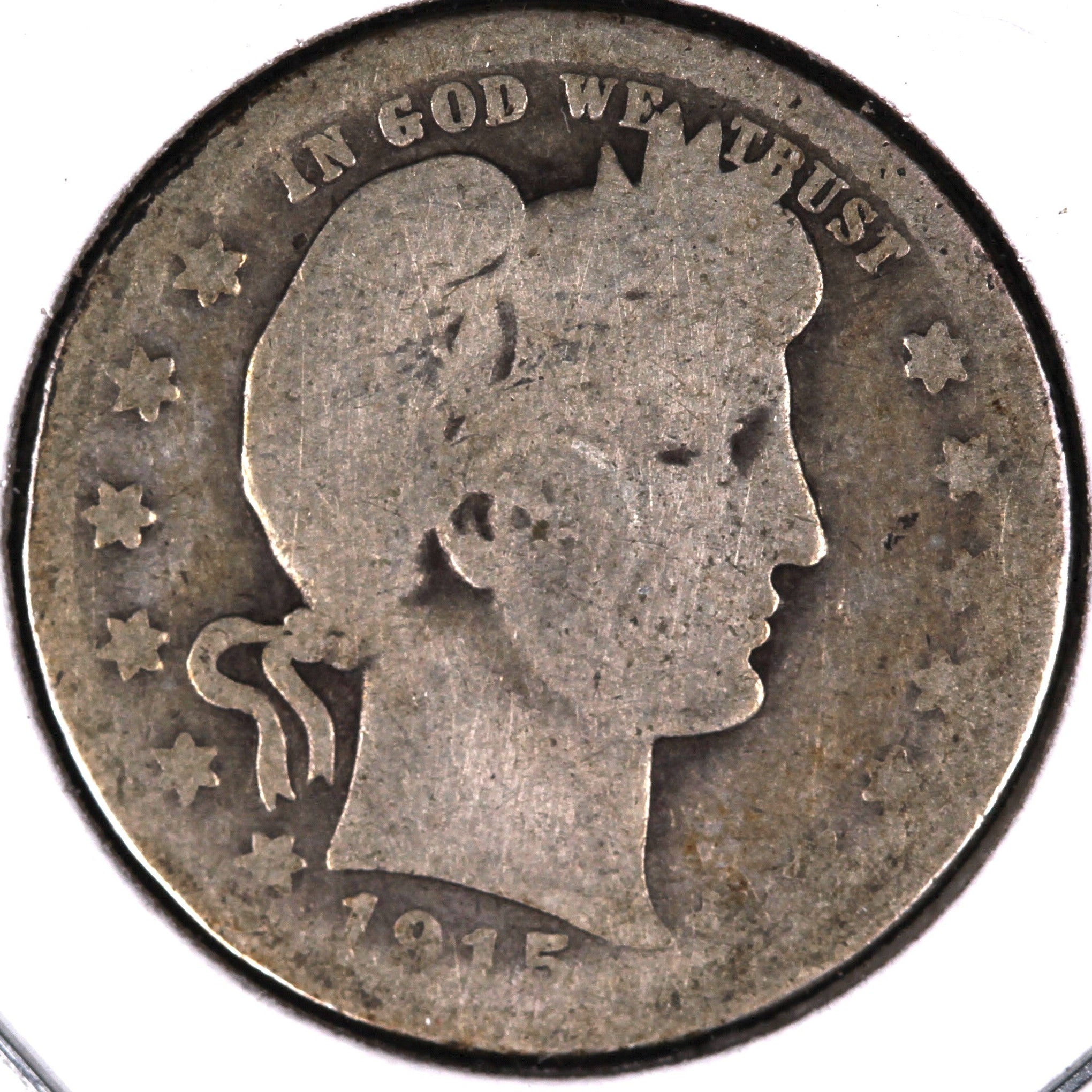 1915-D Barber Quarter, Fair Circulated Coin, Store #08023