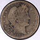 1915-D Barber Quarter, Fair Circulated Coin, Store
