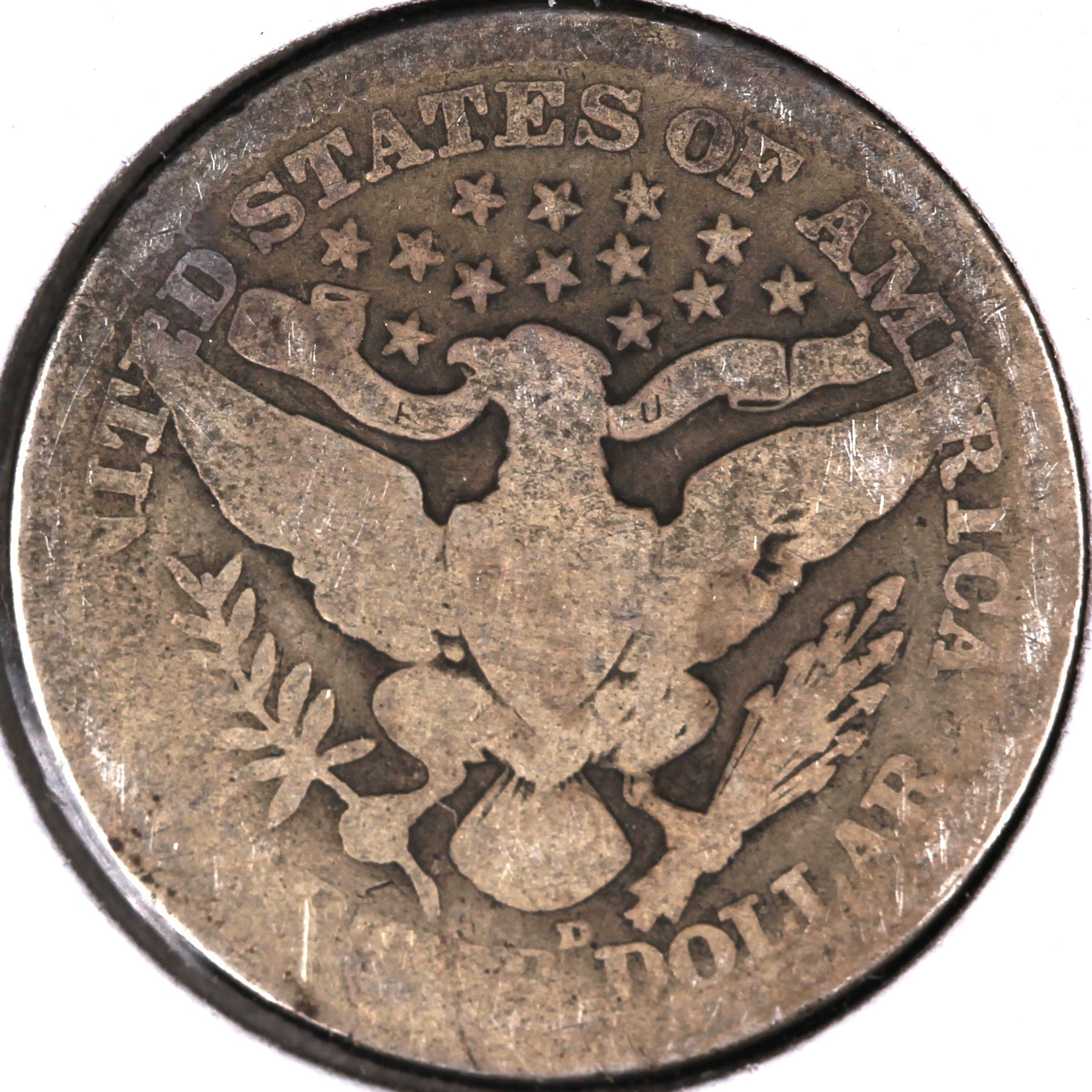 1915-D Barber Quarter, Fair Circulated Coin, Store #08024