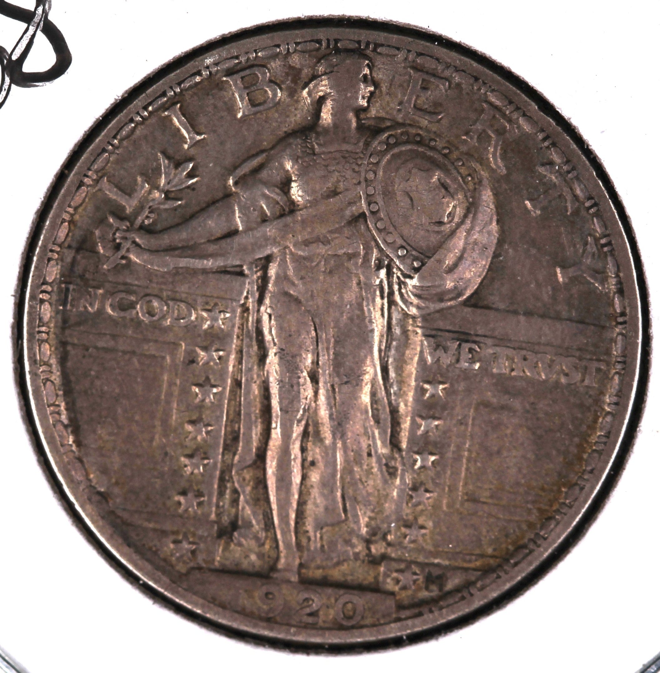 1920 Standing Liberty Silver Quarter. Extra Fine Circulated Coin. Store #QR1563.