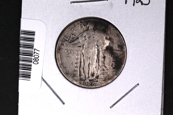 1925 Standing Liberty Quarter. Affordable Collectible Coin. Store # 08077