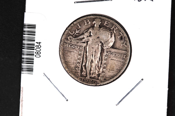 1926 Standing Liberty Quarter. Affordable Collectible Coin. Store # 08084