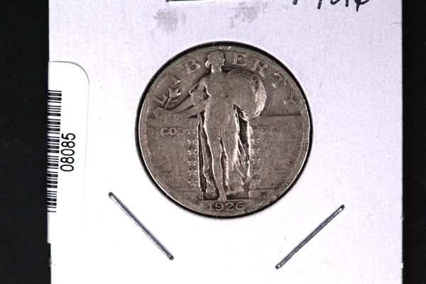 1926 Standing Liberty Quarter. Affordable Collectible Coin. Store # 08085