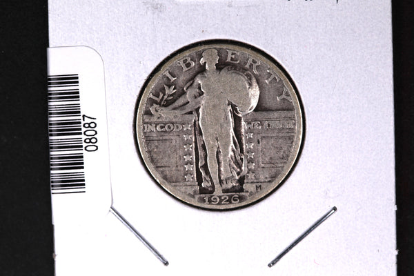 1926 Standing Liberty Quarter. Affordable Collectible Coin. Store # 08087