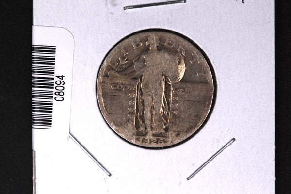 1926 Standing Liberty Quarter. Affordable Collectible Coin. Store # 08094